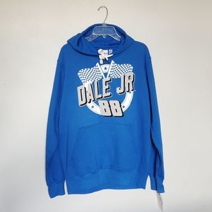 NASCAR Dale Earnhardt Jr, #88 Men's Blue Hoodie Size Large - New